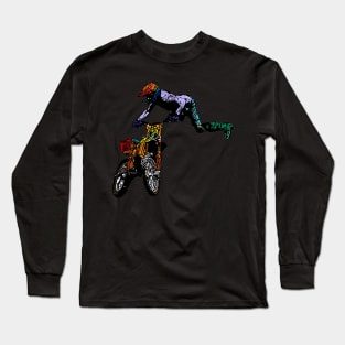 motocross freestyle fmx Long Sleeve T-Shirt